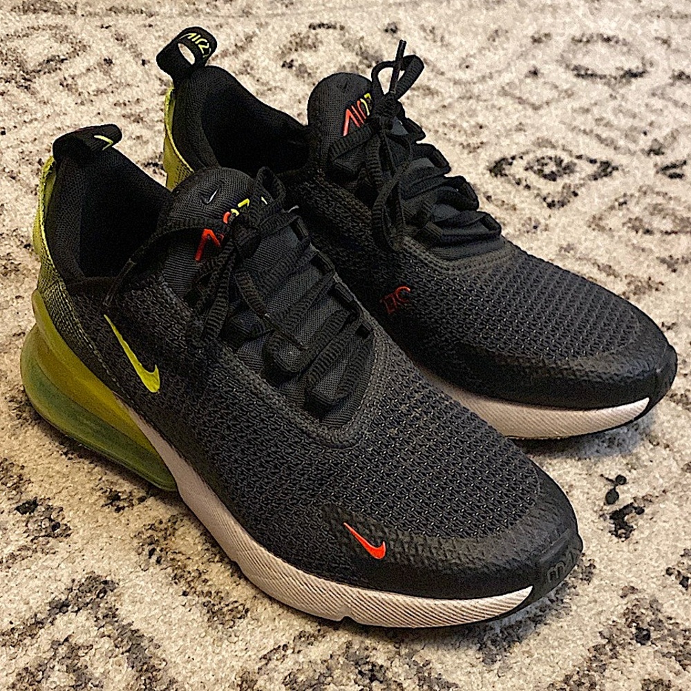Nike Air Max 270 Black with Neon Accents